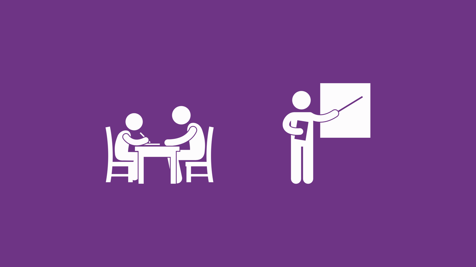 Tutors vs Teachers Purple Banner