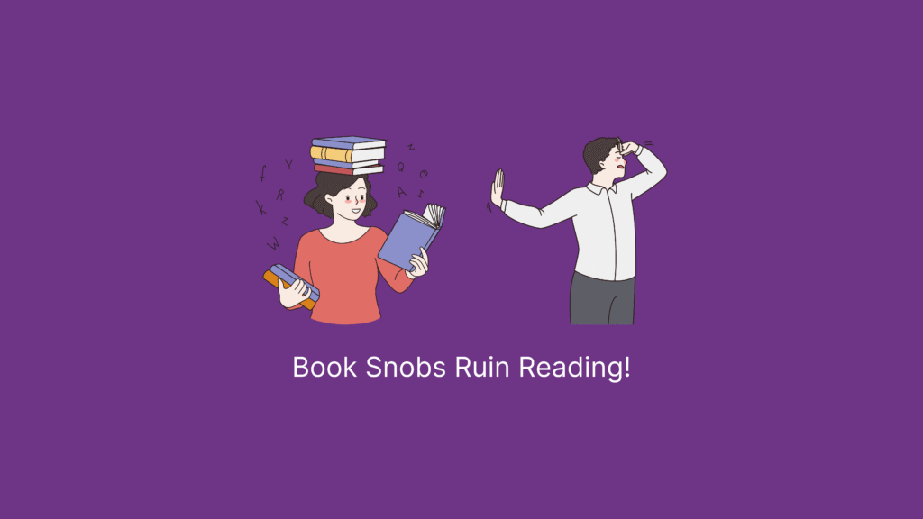 Book Snobs Ruin Reading - Purple Blog Banner