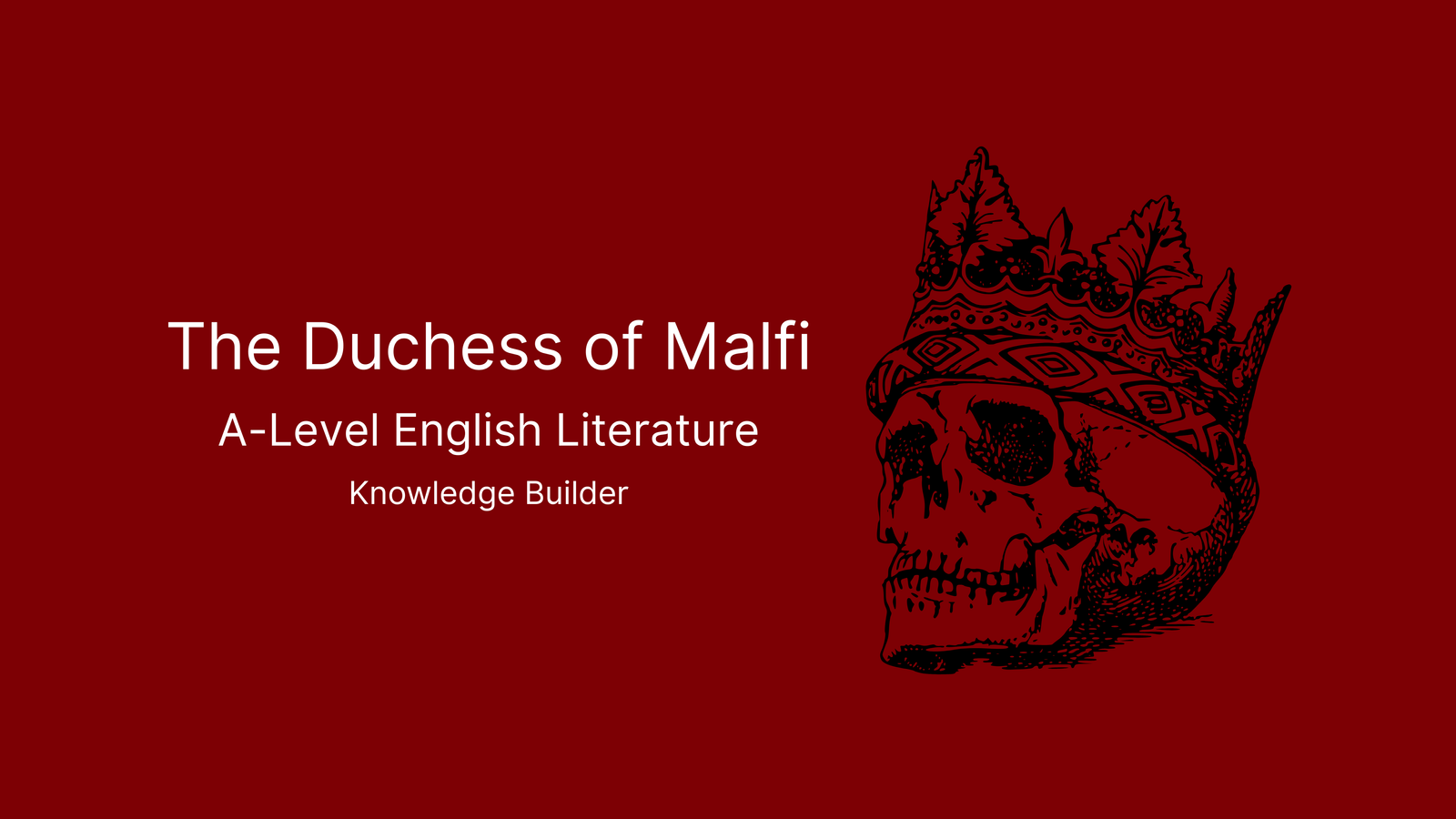Duchess of Malfi Course Image