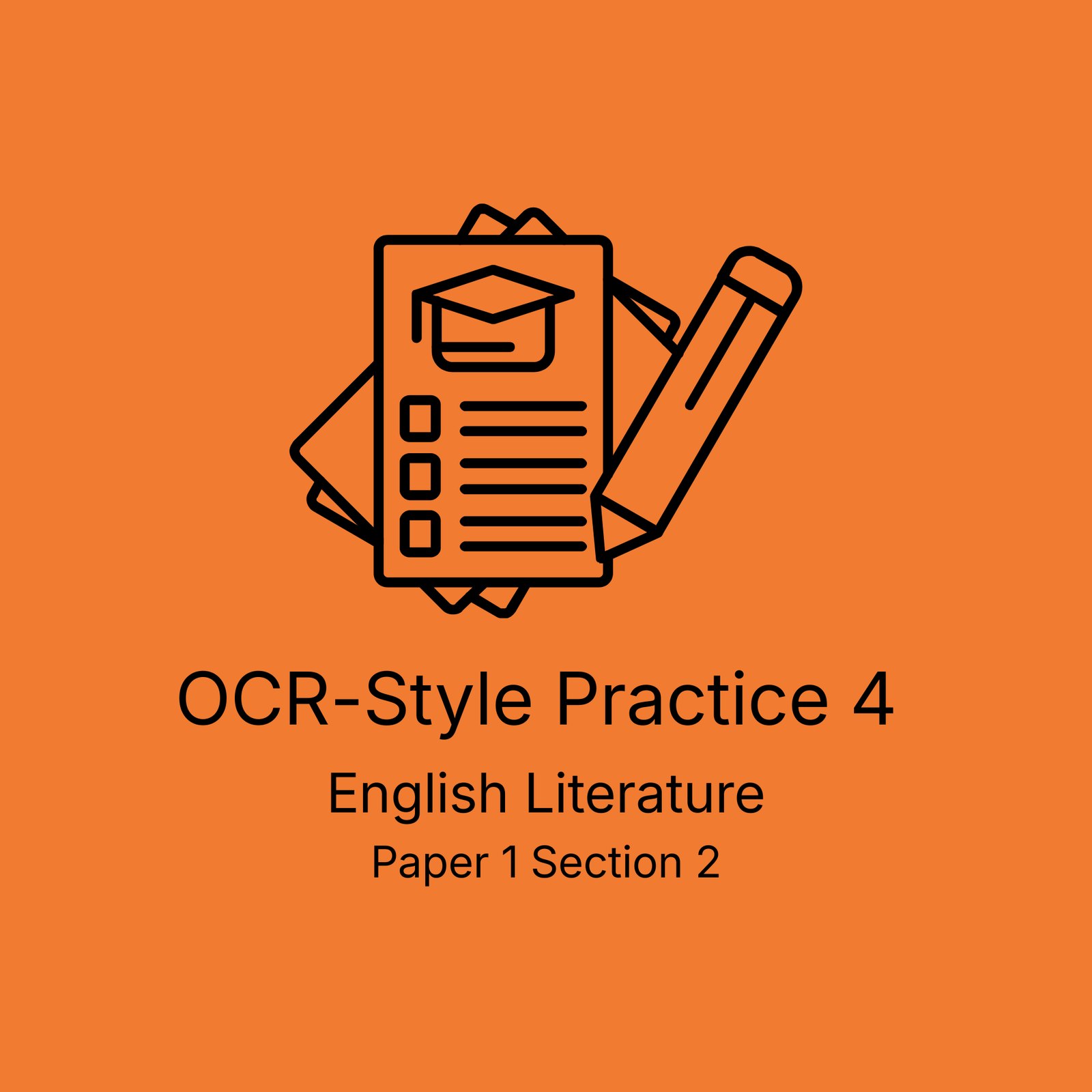 OCR A-level Lit P1 S2: Practice 4
