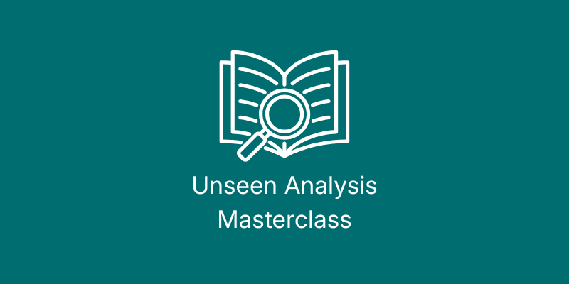 Unseen Analysis Masterclass