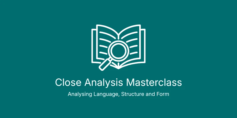 Webinar Next Sunday: How to Do Close Analysis!